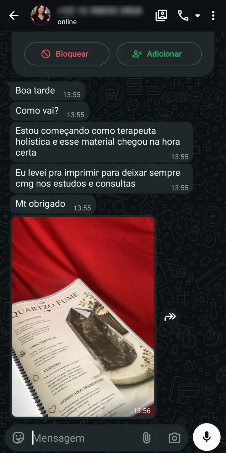 Depoimento real 2 de uma leitora da Enciclopédia