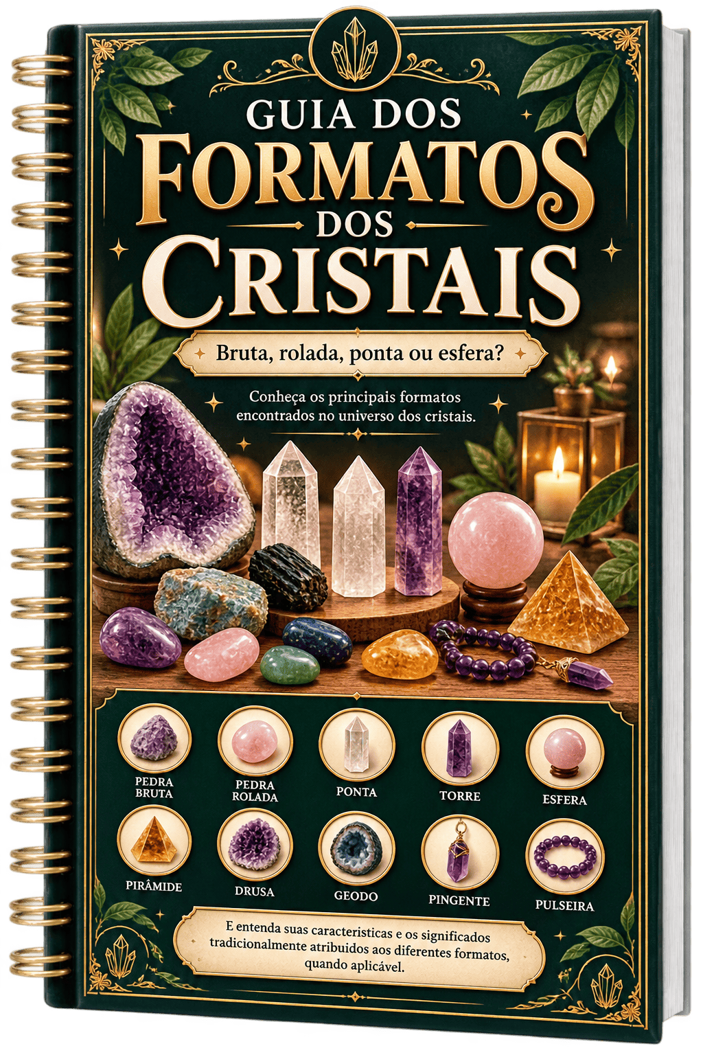 Guia bônus dos Formatos dos Cristais