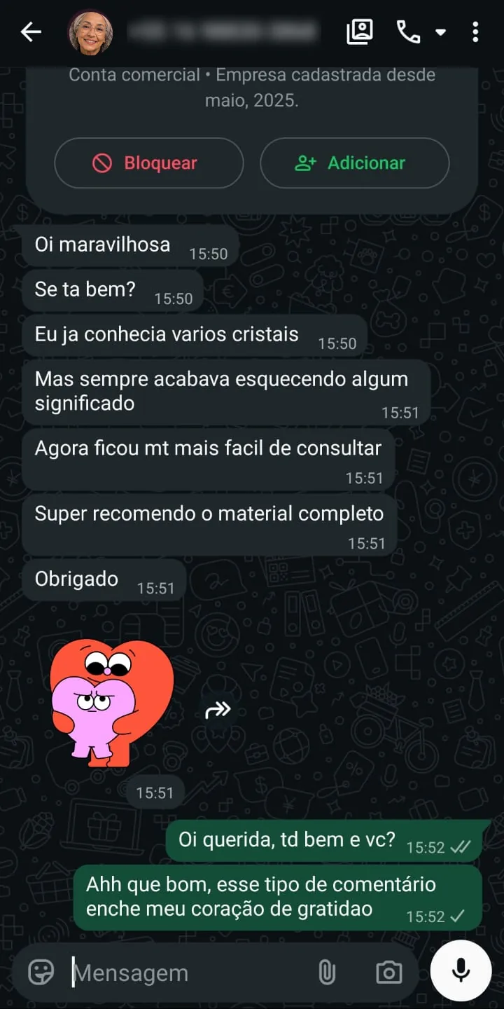Depoimento real 7 de uma leitora da Enciclopédia