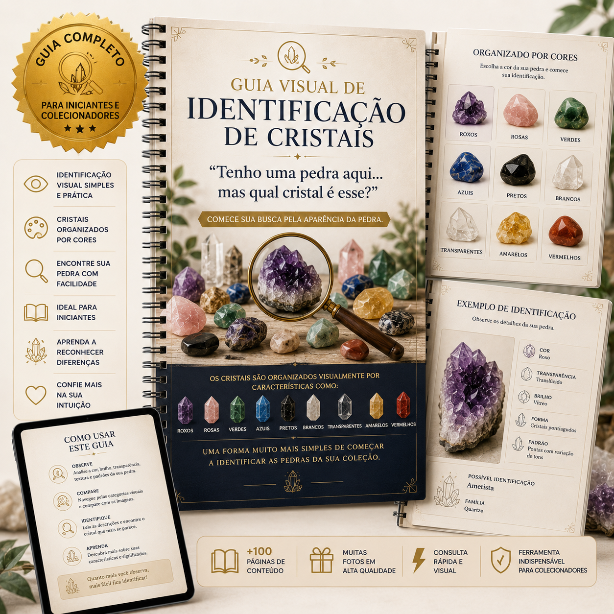 Guia Visual de Identificação de Cristais