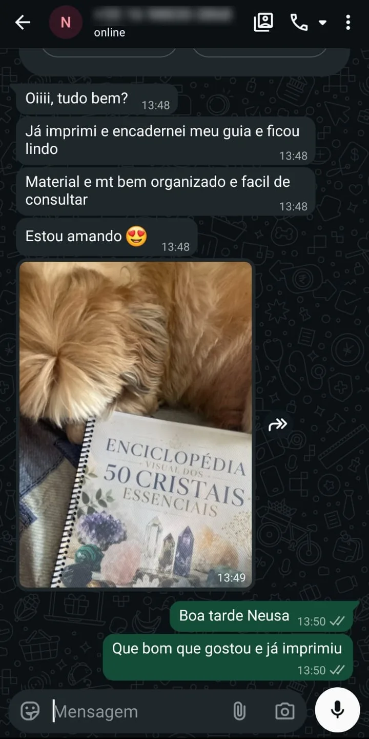 Depoimento real 3 de uma leitora da Enciclopédia