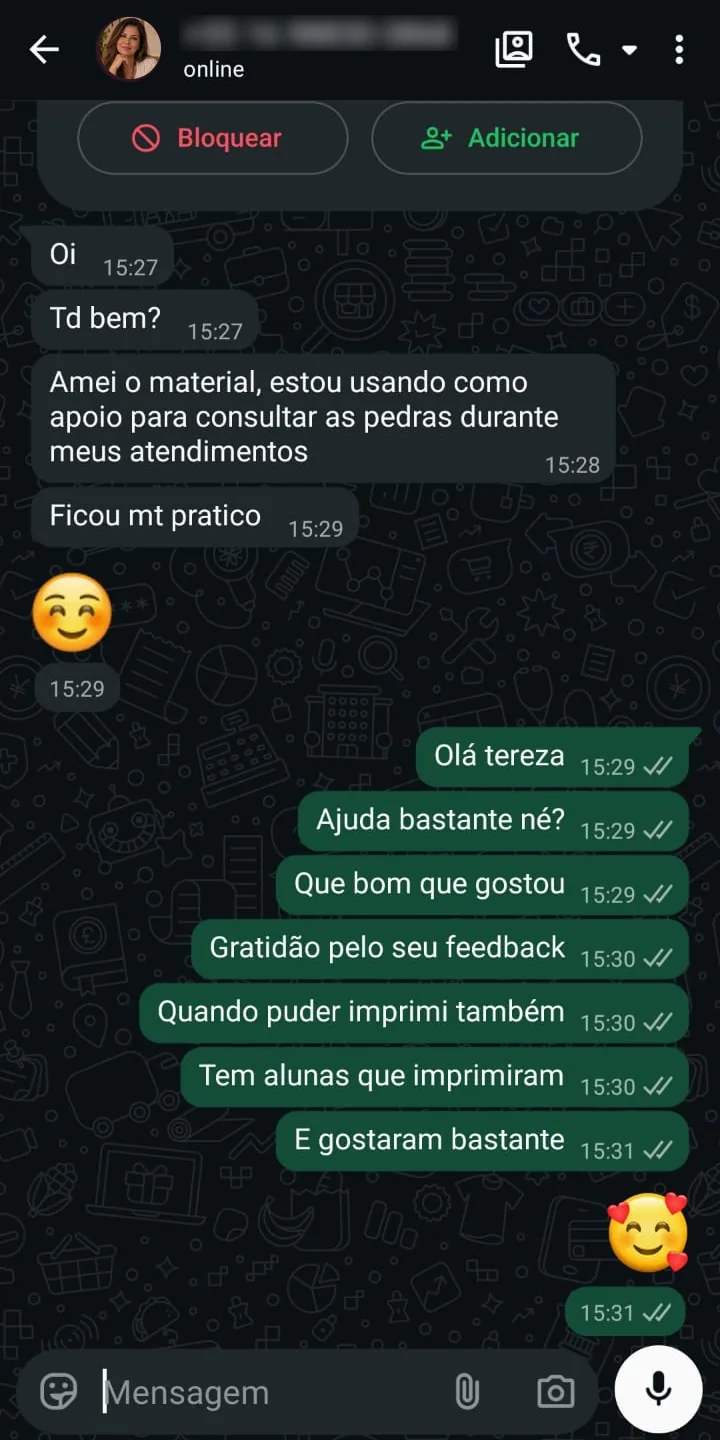Depoimento real 4 de uma leitora da Enciclopédia